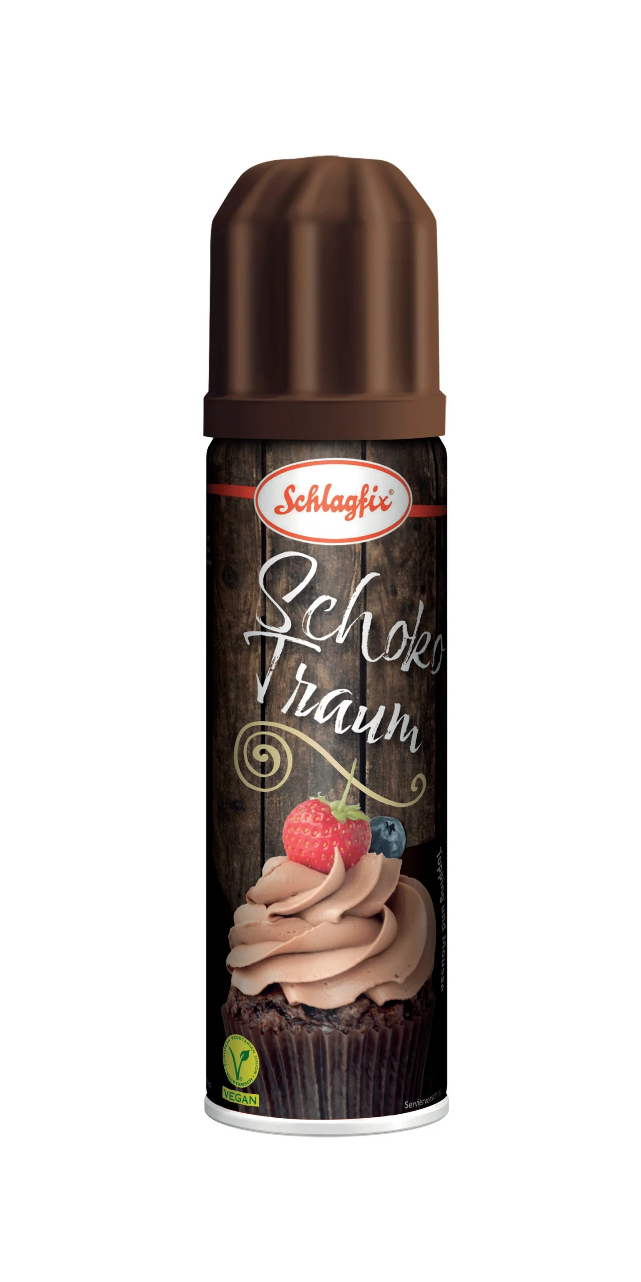Schlagfix rostlinná šlehačka čokoládová ve spreji 200ml
