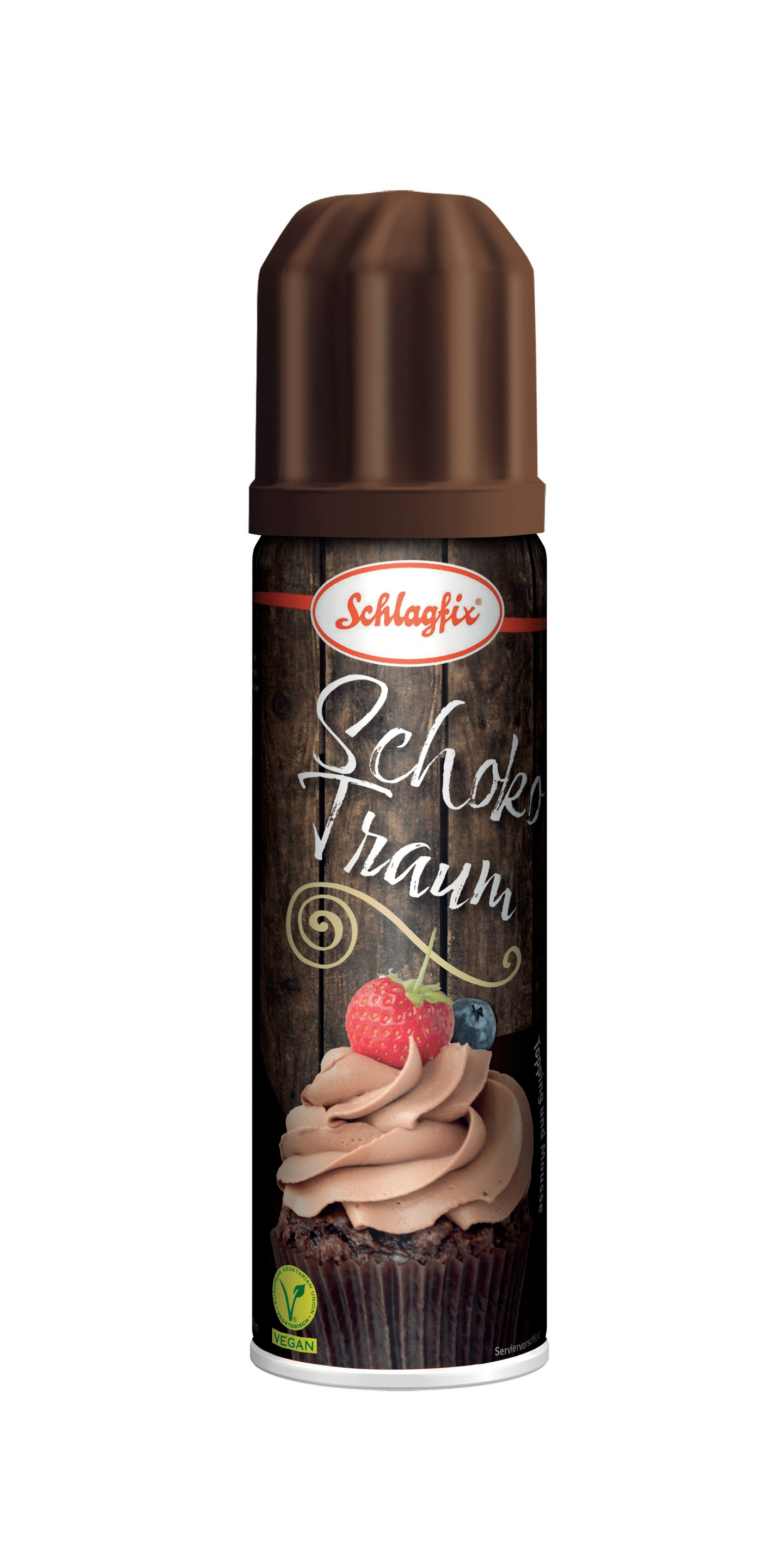 Schlagfix rostlinná šlehačka čokoládová ve spreji 200ml