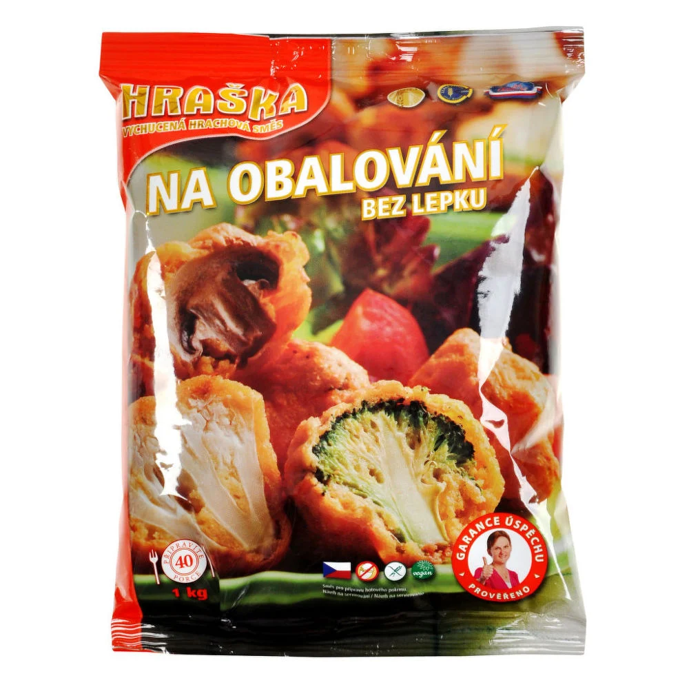 Hrášek na obalování bezlepkový pikantní 1kg CERIA