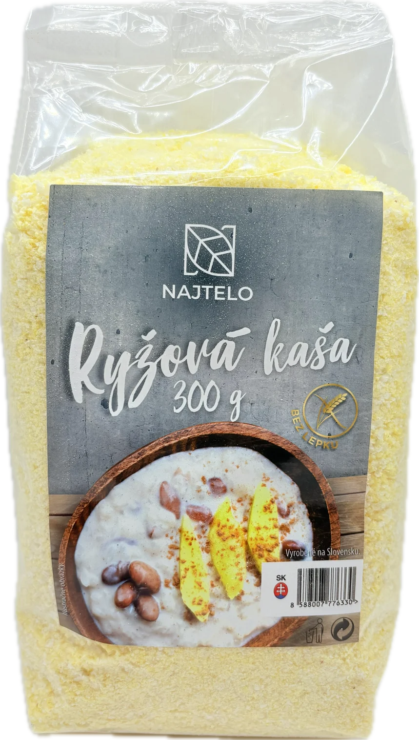 Kaše rýžová instantní 300g bezlepková Najtelo