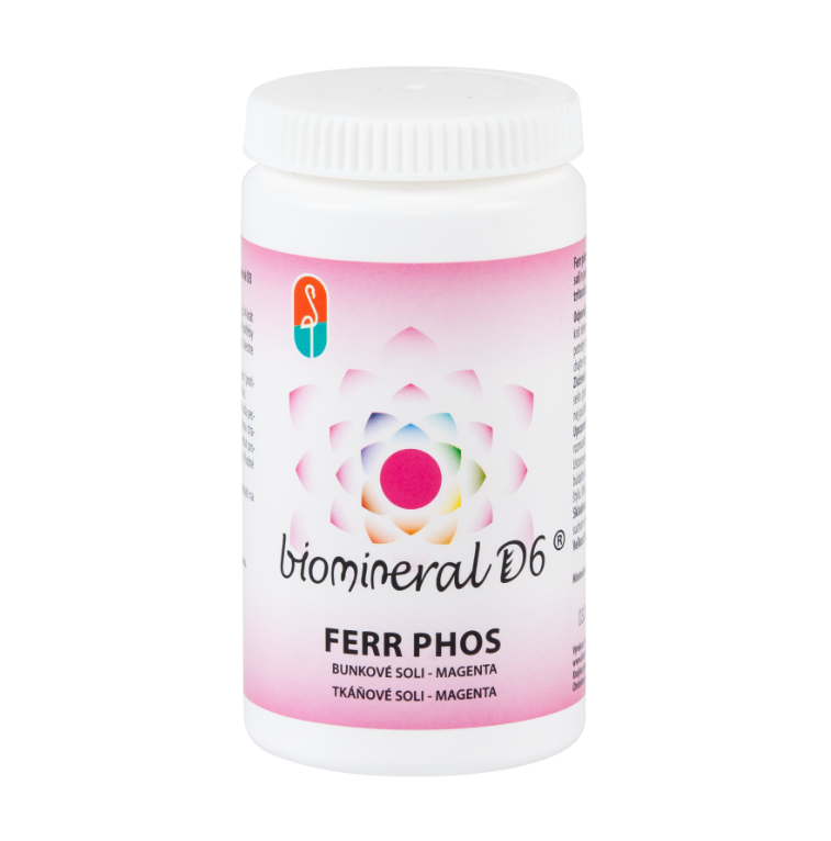 Biomineral D6 Železo Fosfát 180 tbl.