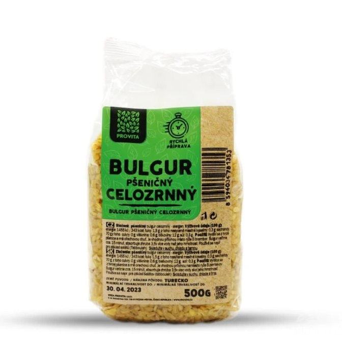 Provita Bulgur celozrnný pšeničný 500g