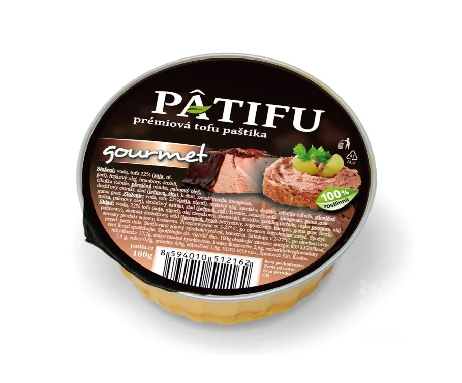 Paštika PATIFU gourmet 100 g   VETO ECO