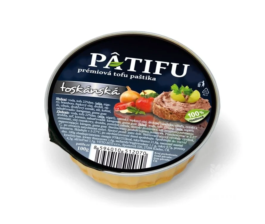 Paštika PATIFU toskánská 100 g   VETO ECO