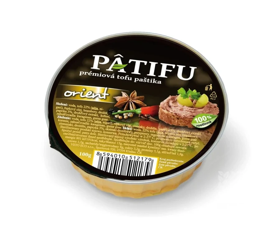 Paštika PATIFU orient 100 g   VETO ECO