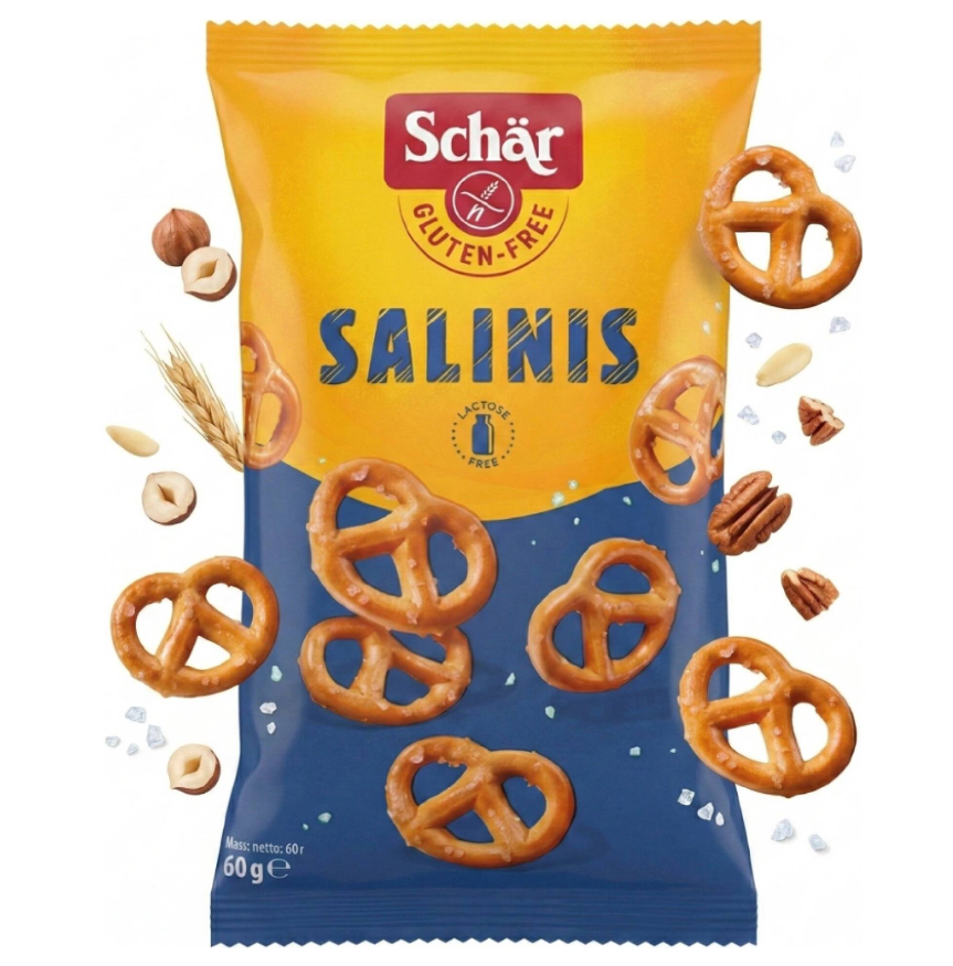 Schär Salinis bezlepkové preclíky 60 g