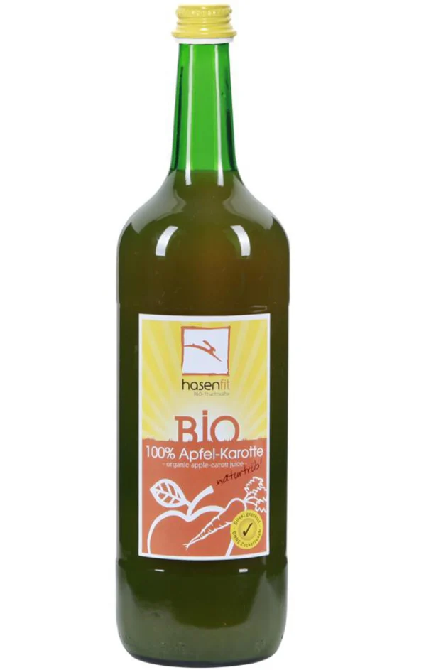 Hasenfit bio jablečno-mrkvová šťáva 1000 ml