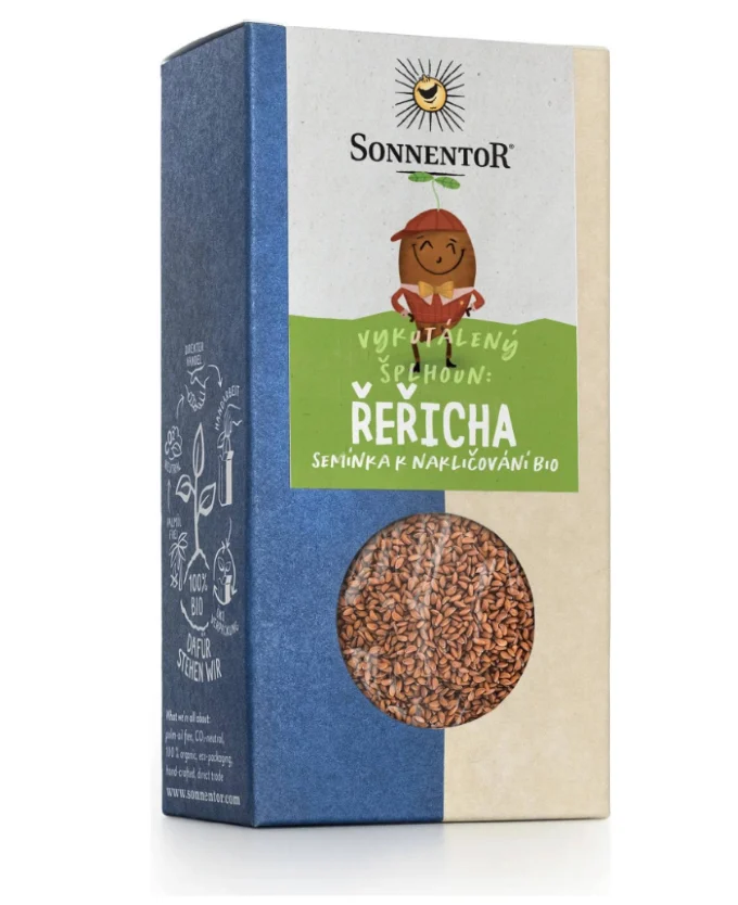 Řeřicha, semínka na klíčení BIO 120 g Sonnentor