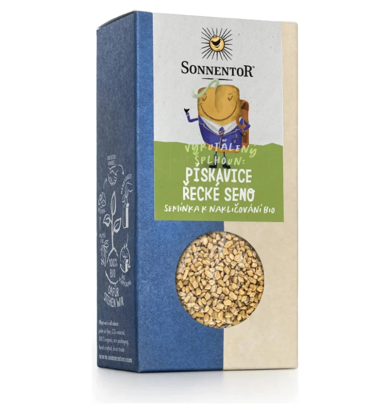 Řecké seno, semínka na klíčení BIO 120 g Sonnentor