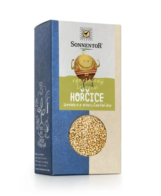 Hořčice žlutá, na klíčení 120 g Sonnentor