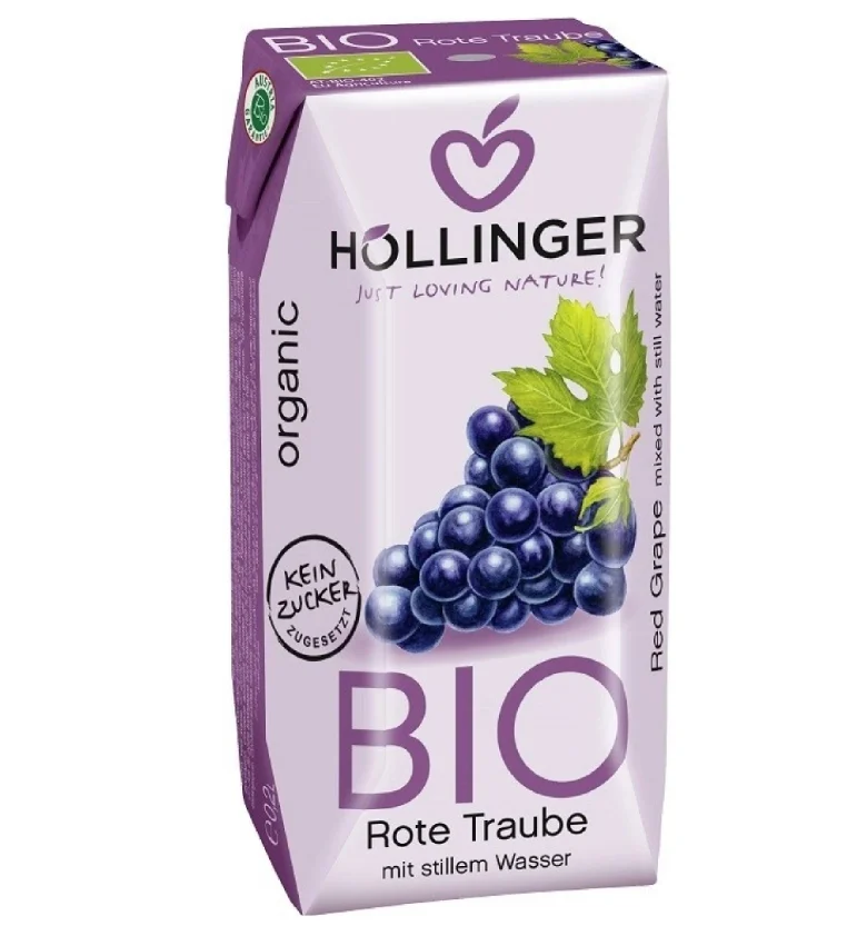 Höllinger džus červené hrozny 200 ml BIO