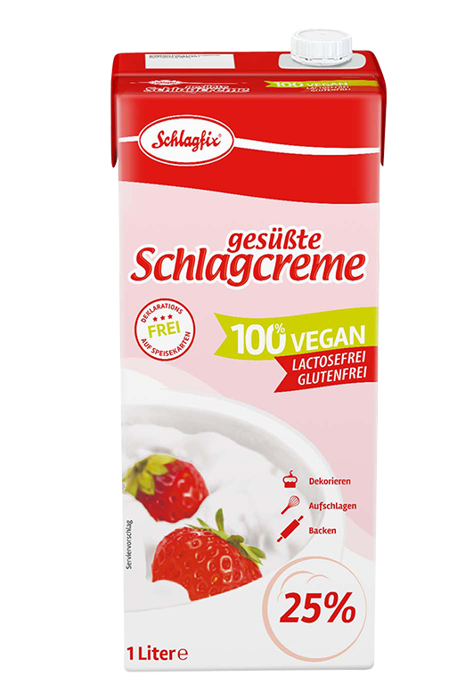 Schlagfix Rostlinná šlehačka slazená 25 % 1000 ml