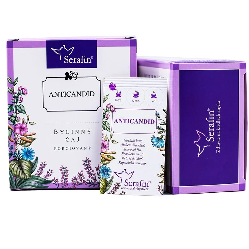 Serafin Anticandid - bylinný čaj porcovaný 15 x 2,5 g