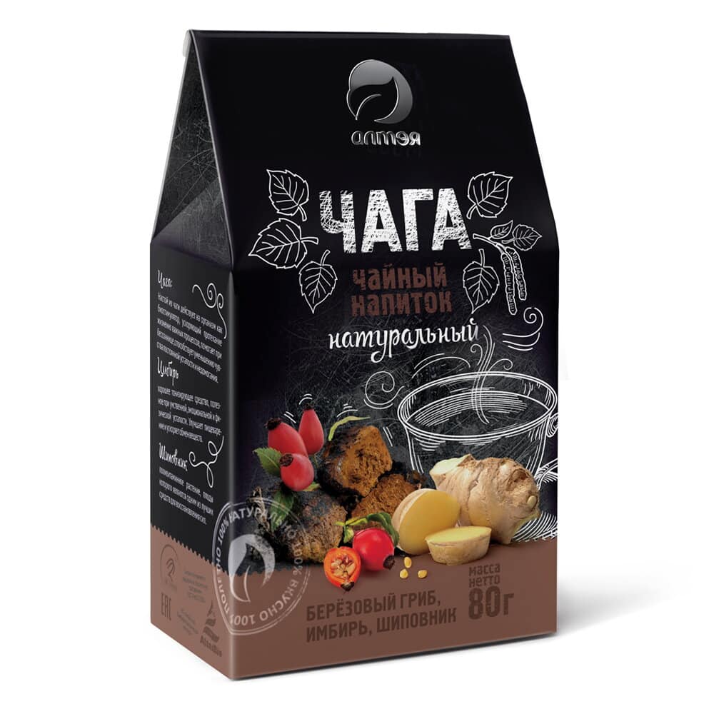 ALTEA Čaga čaj se zázvorem a šípkem sypaný 80 g