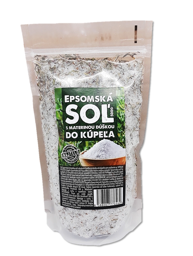 Najtelo Epsomská sůl s mateřídouškou do koupele 500g