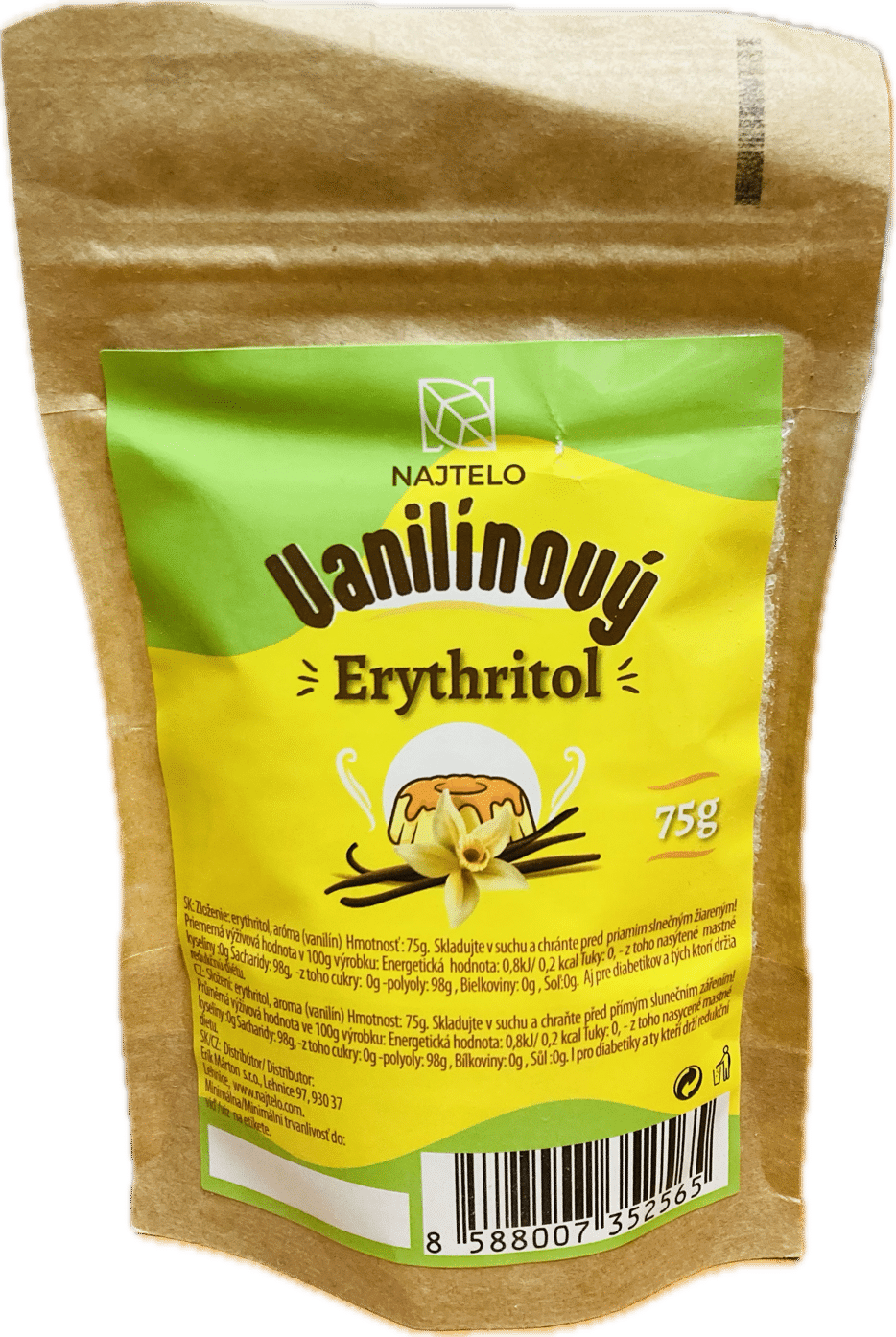 Erythritol vanilkový 75g