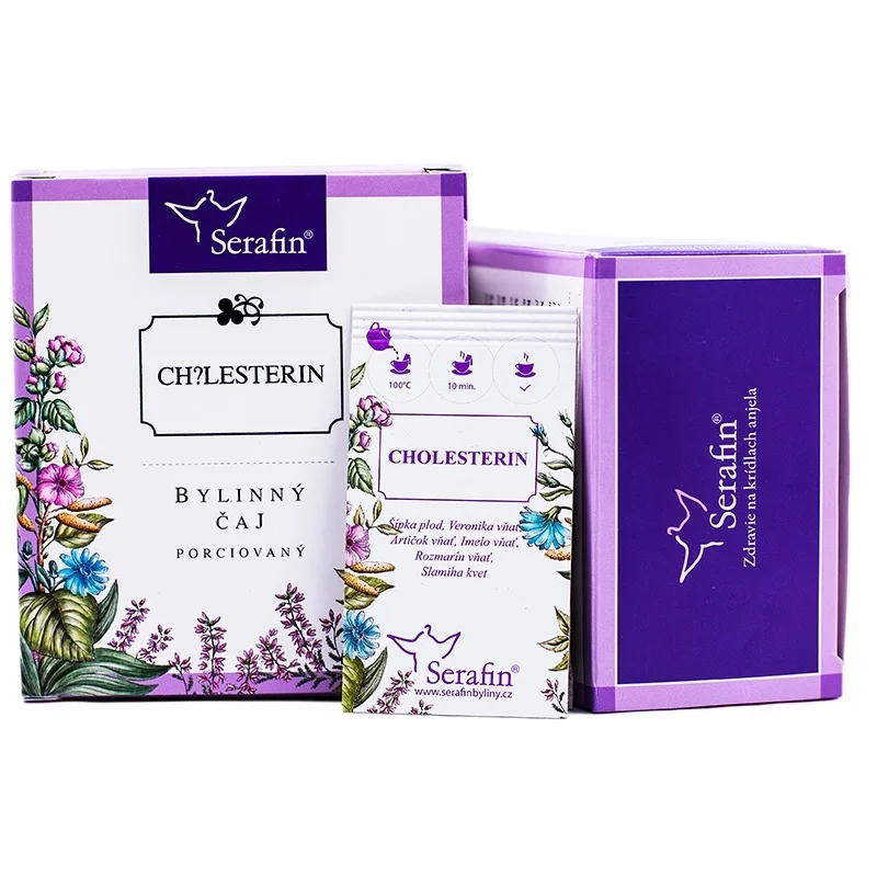 Serafin Cholesterin - bylinný čaj porcovaný 15 x 2,5 g