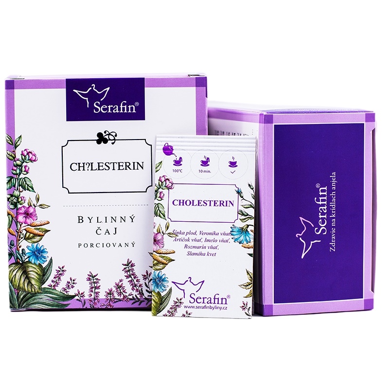 Serafin Cholesterin - bylinný čaj porcovaný 15 x 2,5 g