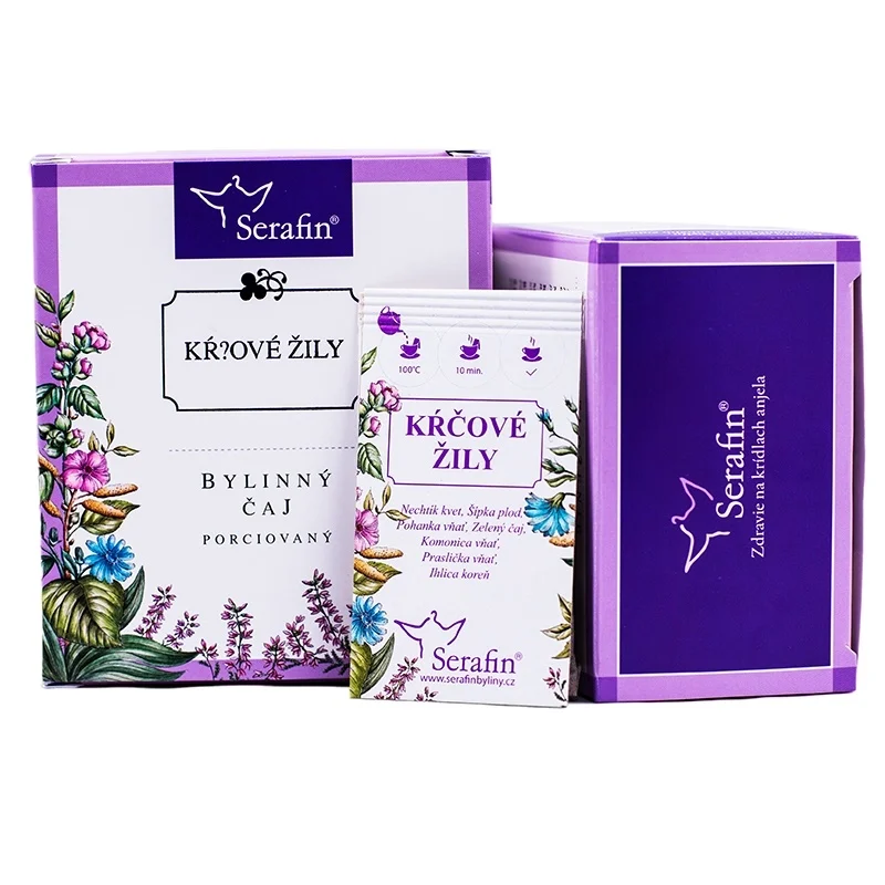 Serafin Křečové žíly - bylinný čaj porcovaný 15 x 2,5 g
