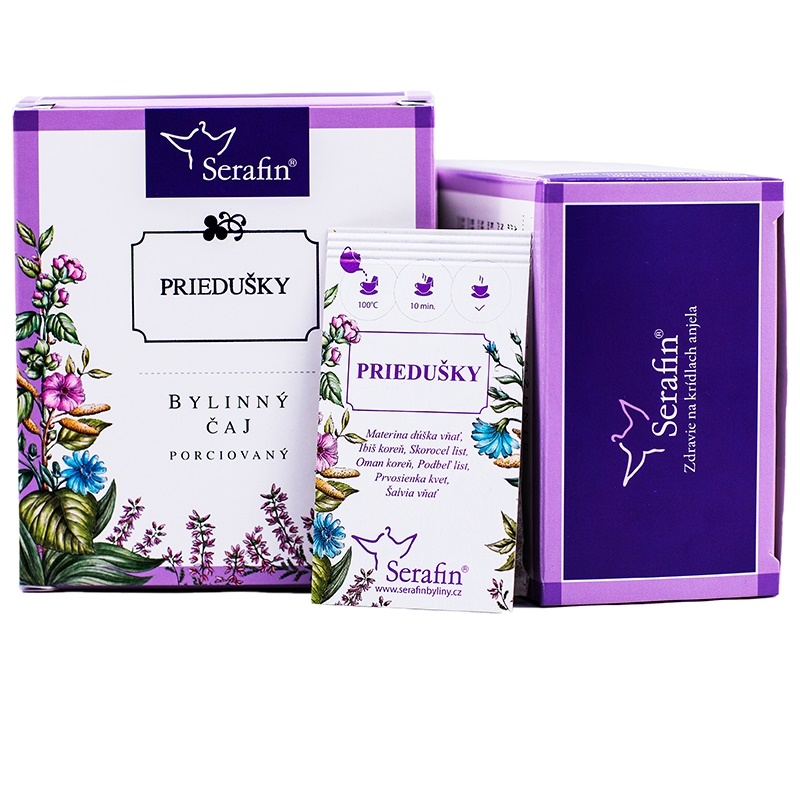 Serafin Priedušky - bylinný čaj porcovaný 15 x 2,5 g