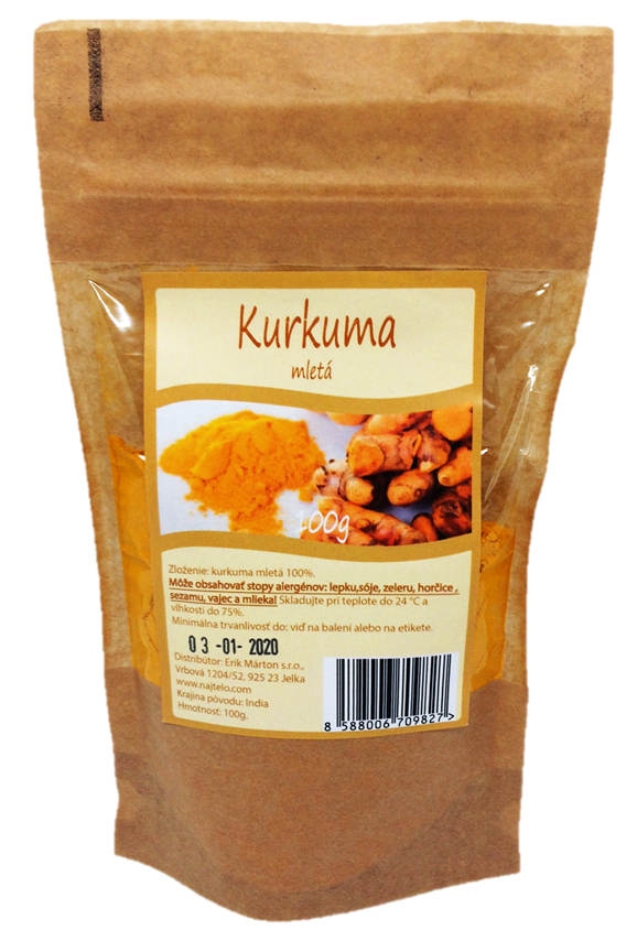 Najtelo kurkuma mletá 100g