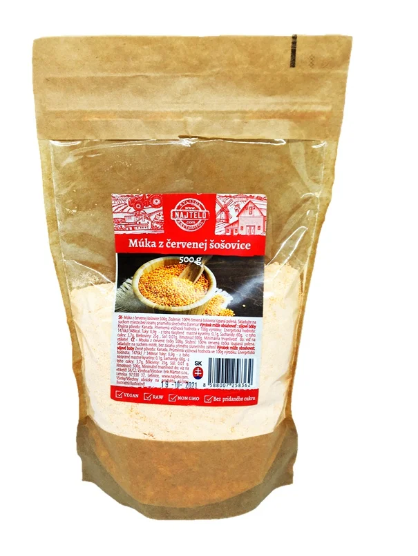 Najtelo mouka z červené čočky loupaná 500g