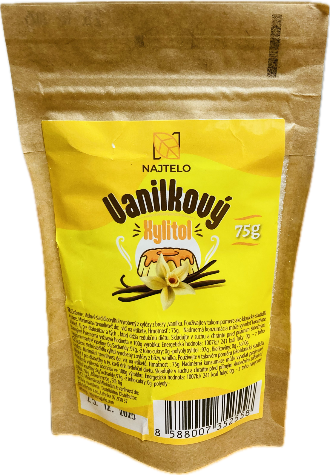 Xylitol vanilkový 75g