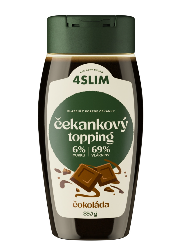 4Slim Čekankový topping čokoláda 330g