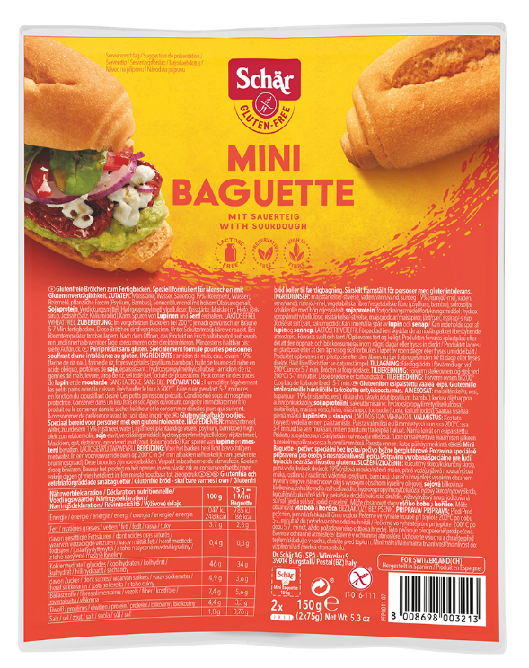 Schär Duo Mini Baguette 150g