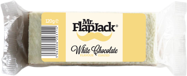 Mr. Flapjack bílá čokoláda 120g