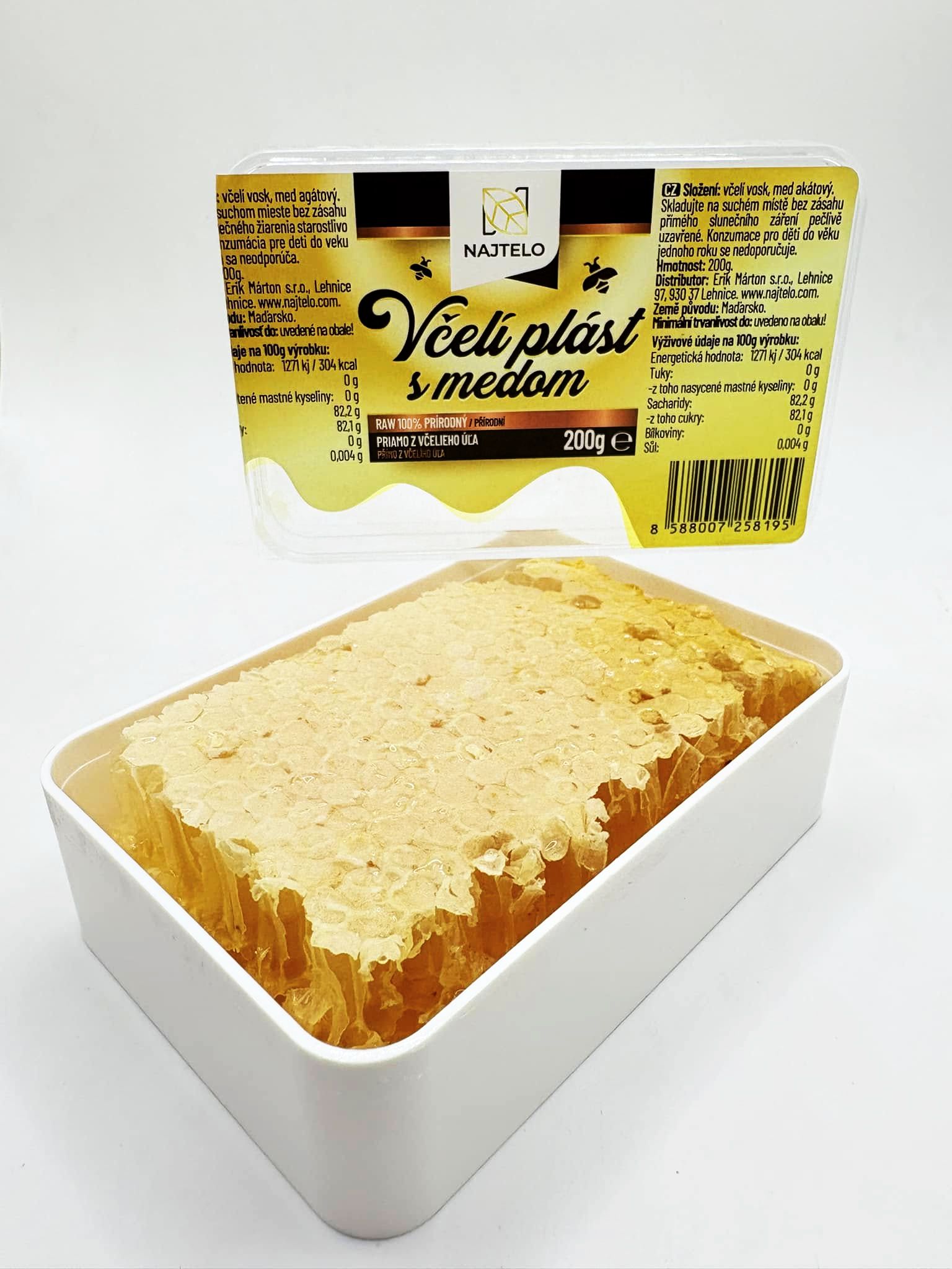 Najtělo včelí plást s medem 200g Raw 100% přírodní - Obrázek 3