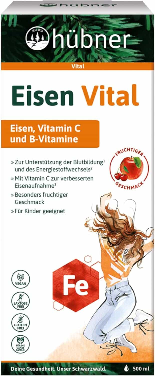 HÜBNER Eisen Vital F Železo 500 ml