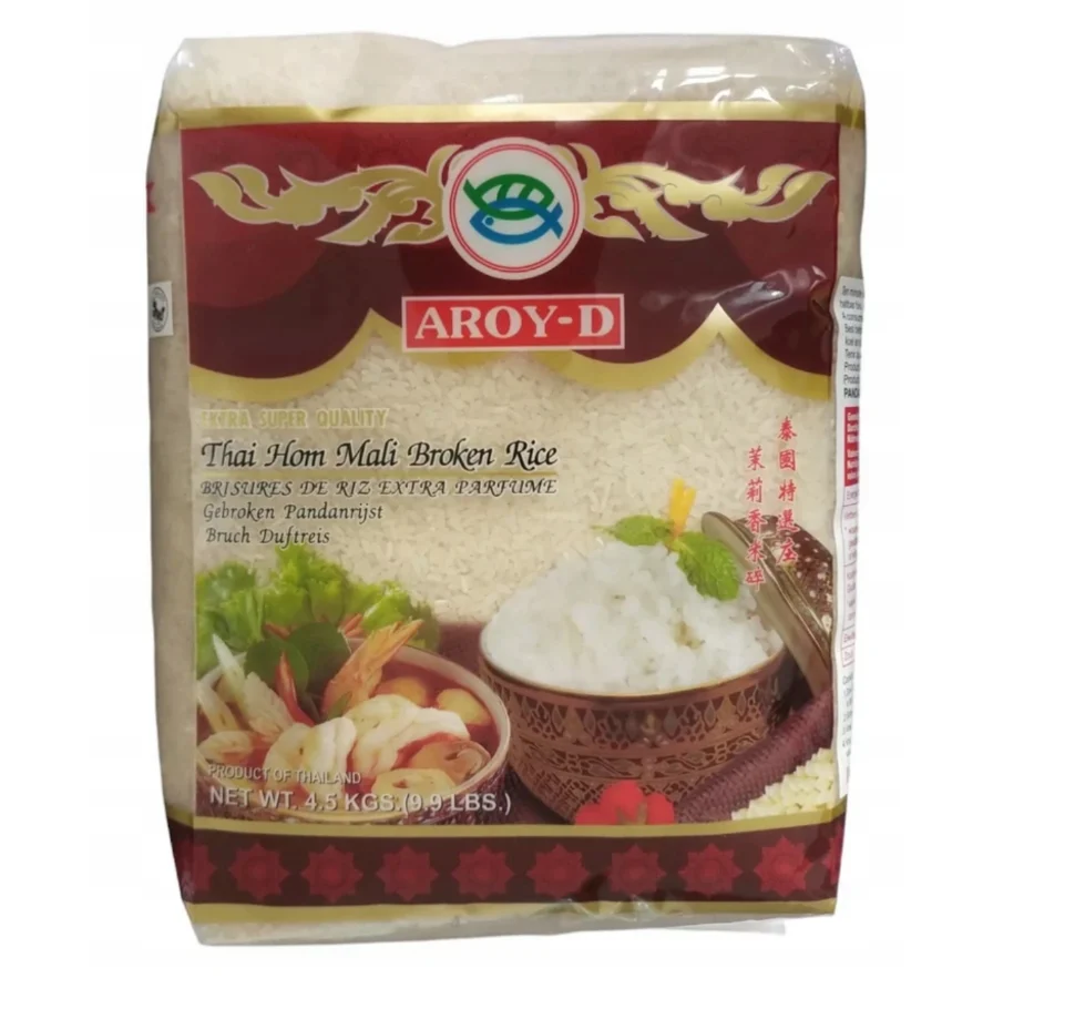 Aroy-D Thajská jasmínová rýže lámáná 4,5 kg