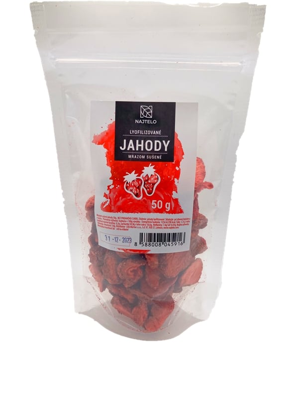 Najtelo Lyofilizované jahody 50g