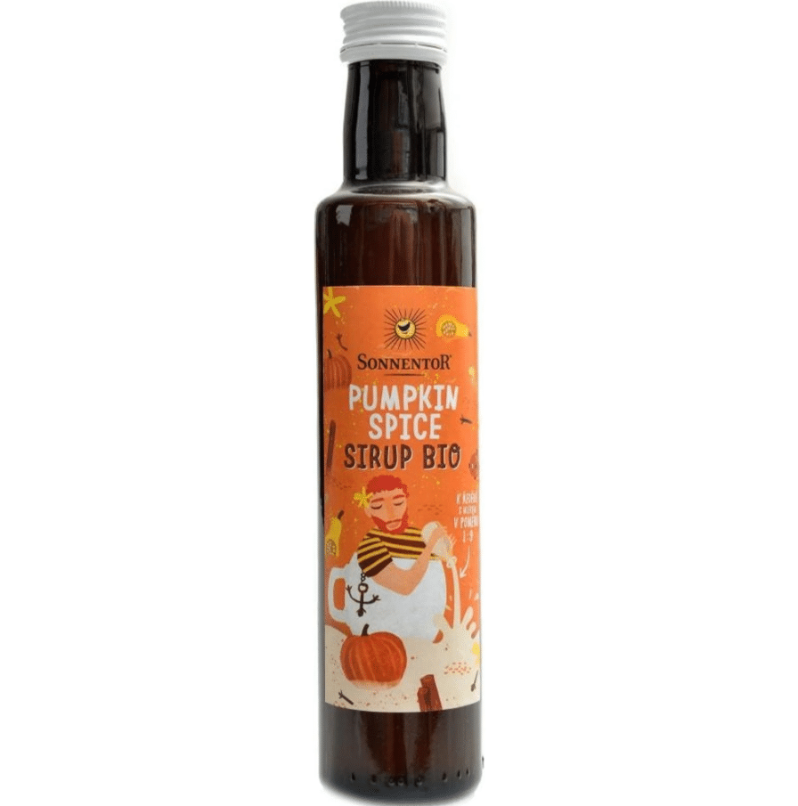Sonnentor Dýňový kořeněný sirup BIO 250 ml