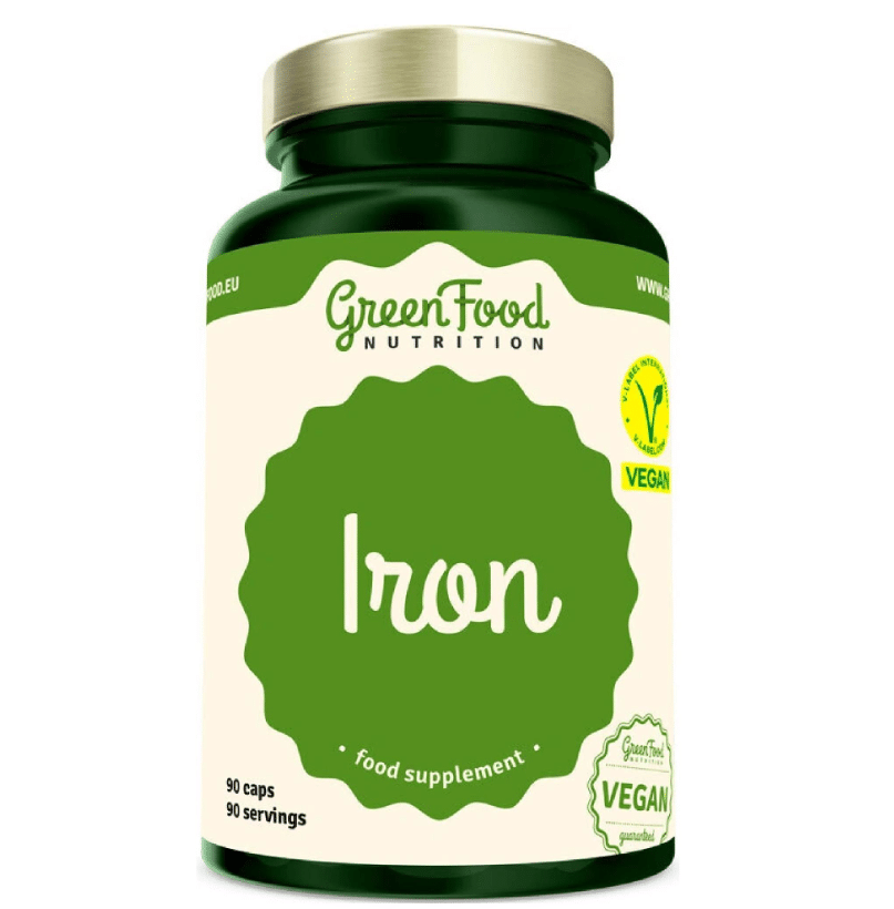 GreenFood Nutrition Železo 90 kapslí