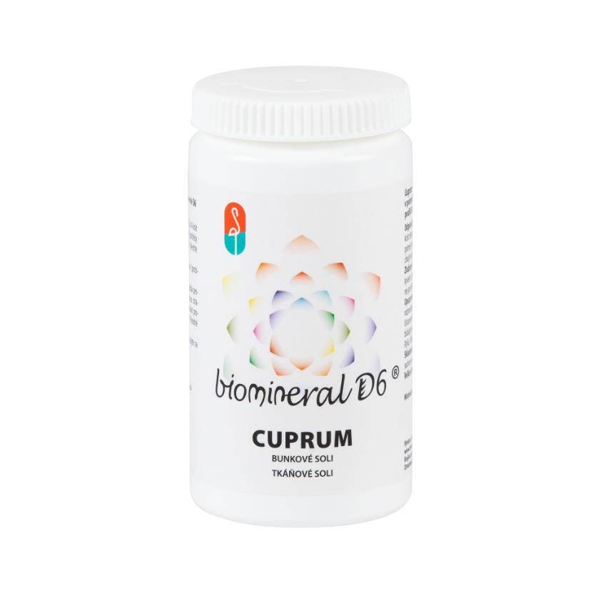 Biomineral D6 Měď cuprum 180 tablet