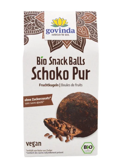 Govinda datlové kuličky s kakaem BIO 100g