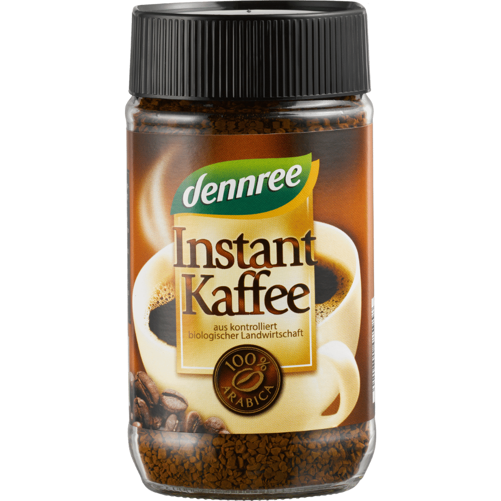 DENNREE instantní káva BIO 100g