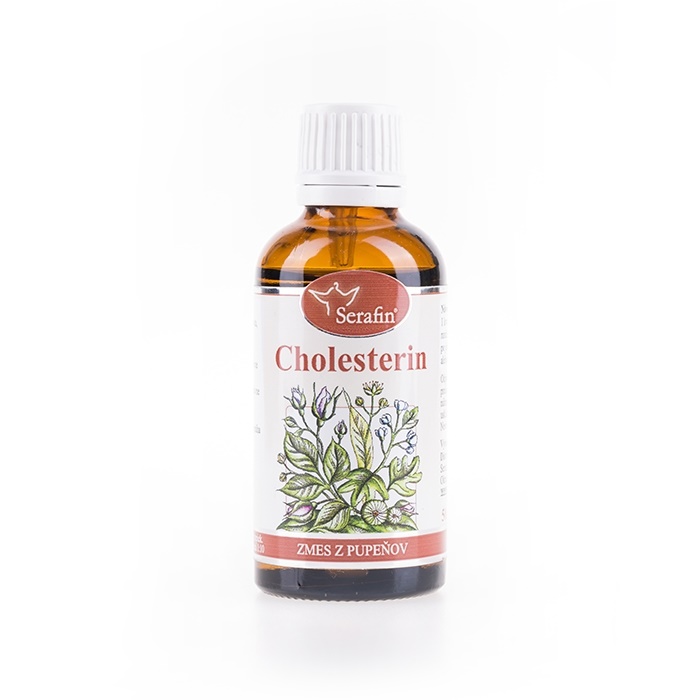 Serafin Cholesterin Tinktura ze směsi pupenů rostlin 50 ml