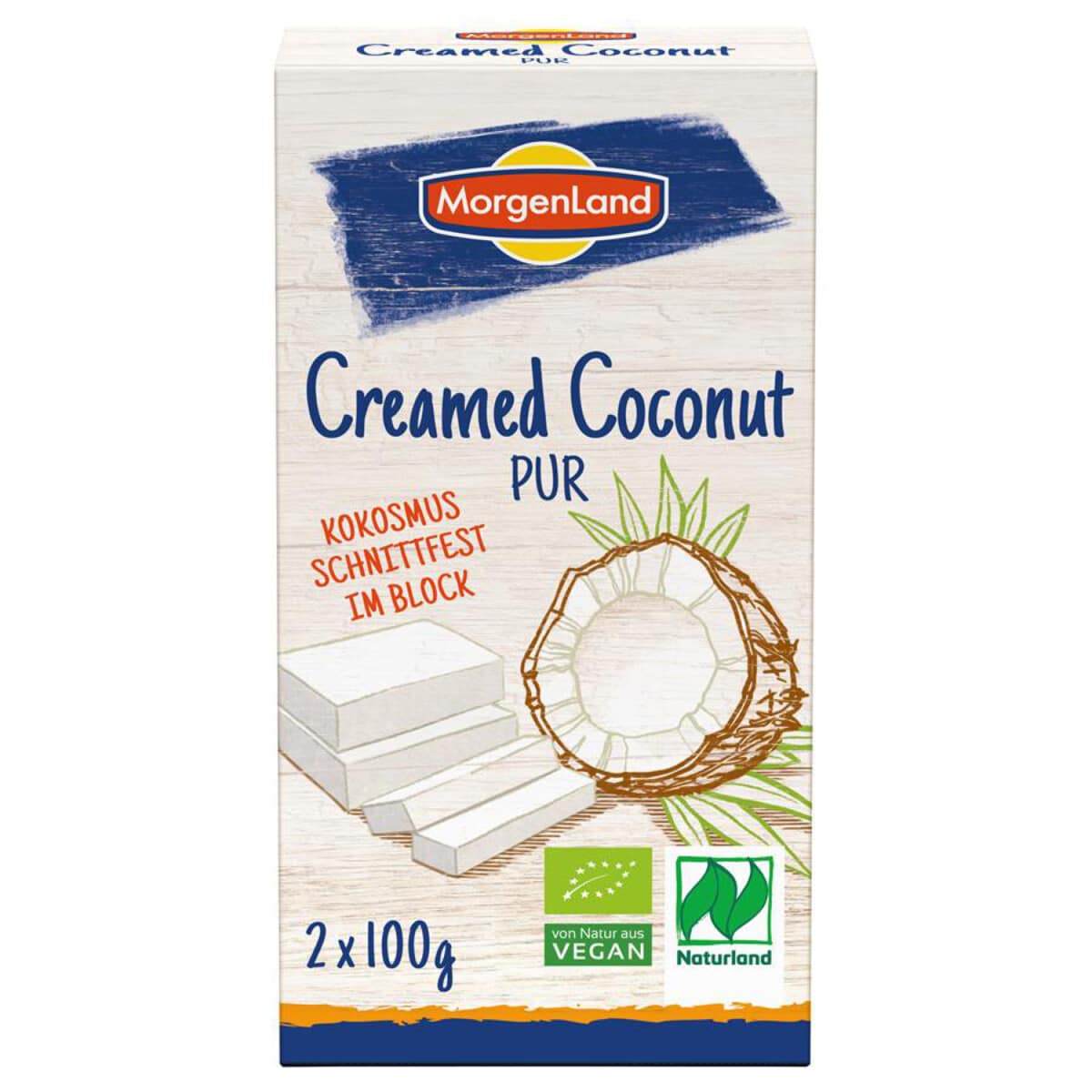 Morgenland kokosový krémový smetana 200g (2x100g) BIO
