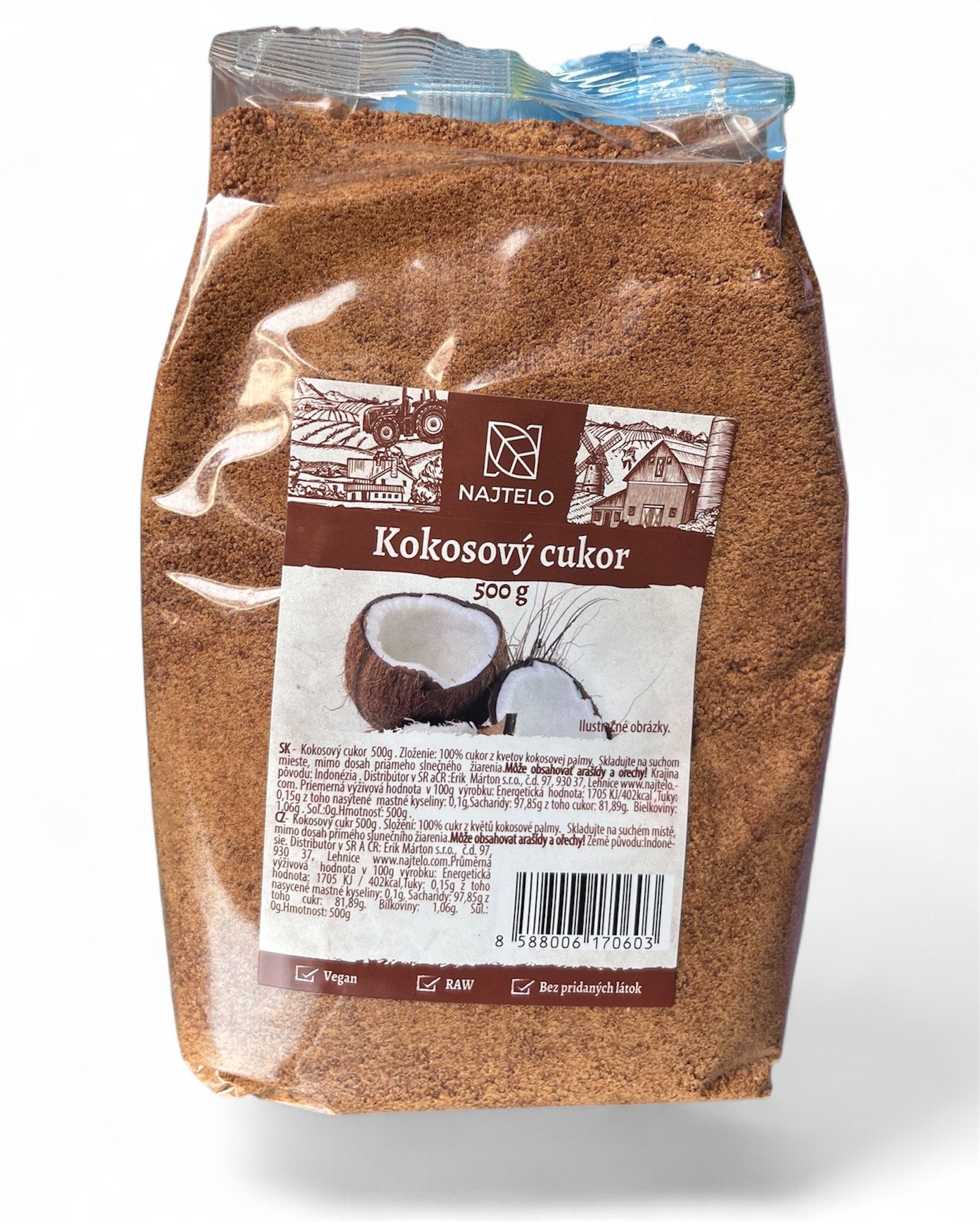 Najtelo Kokosový cukr 500g