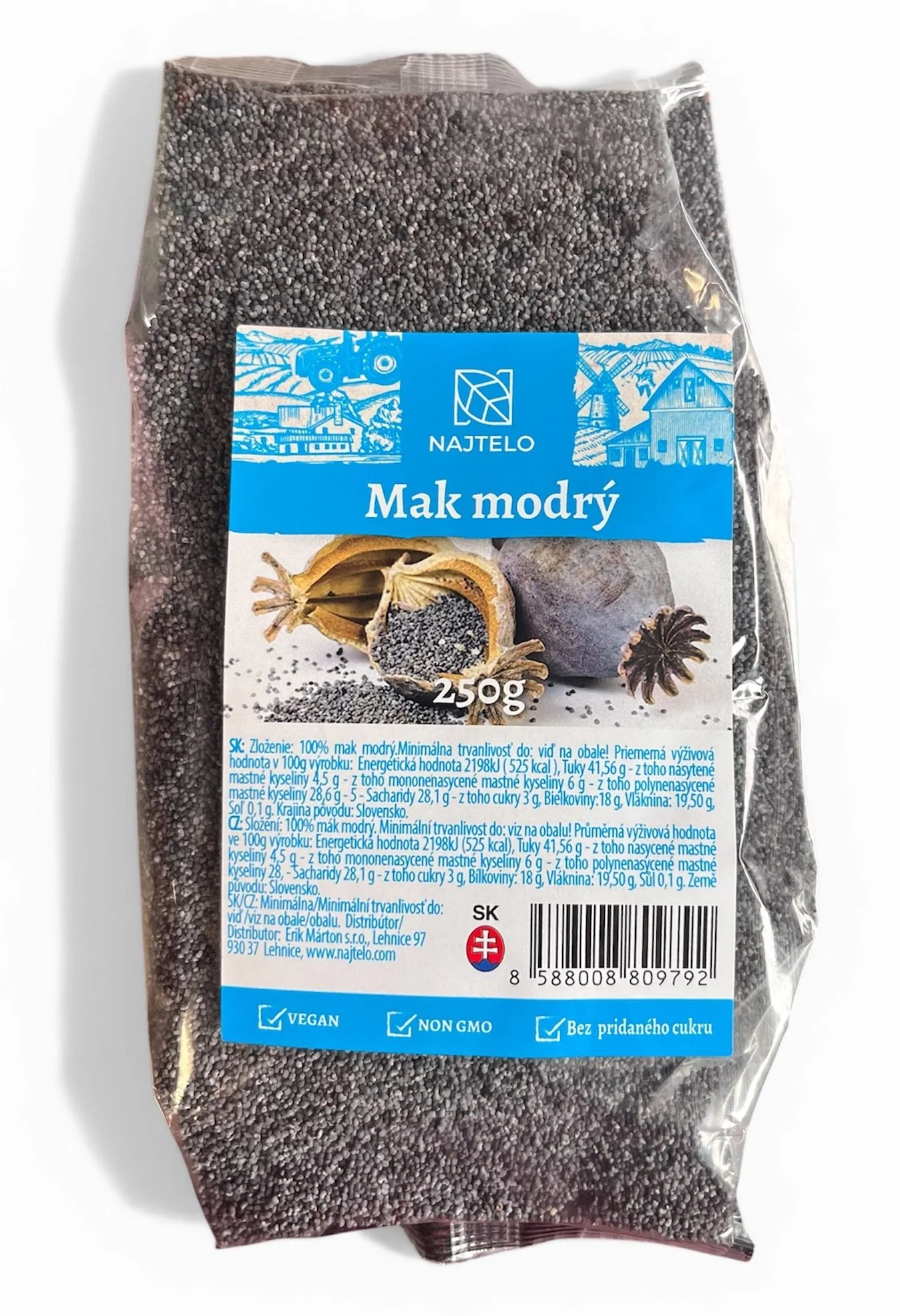 Najtelo Mák modrý celý 250g