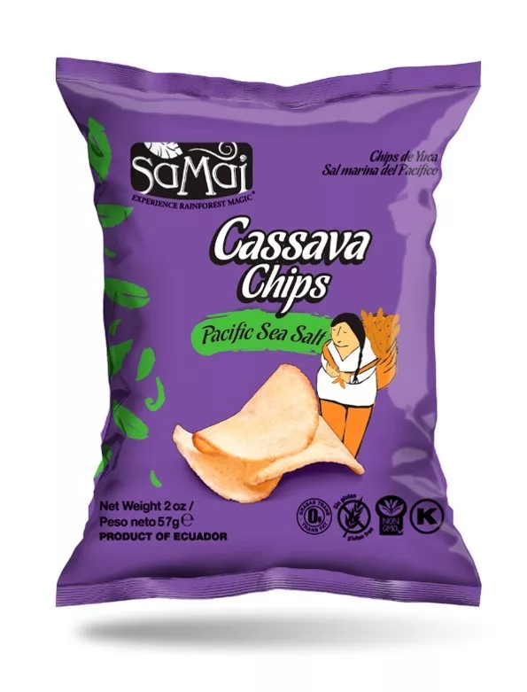 Samai Chipsy z manioku s mořskou solí 57g