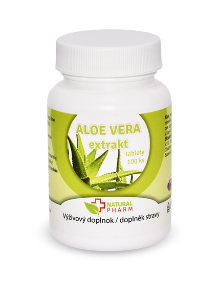 Natural Pharm Aloe Vera tablety 100 ks