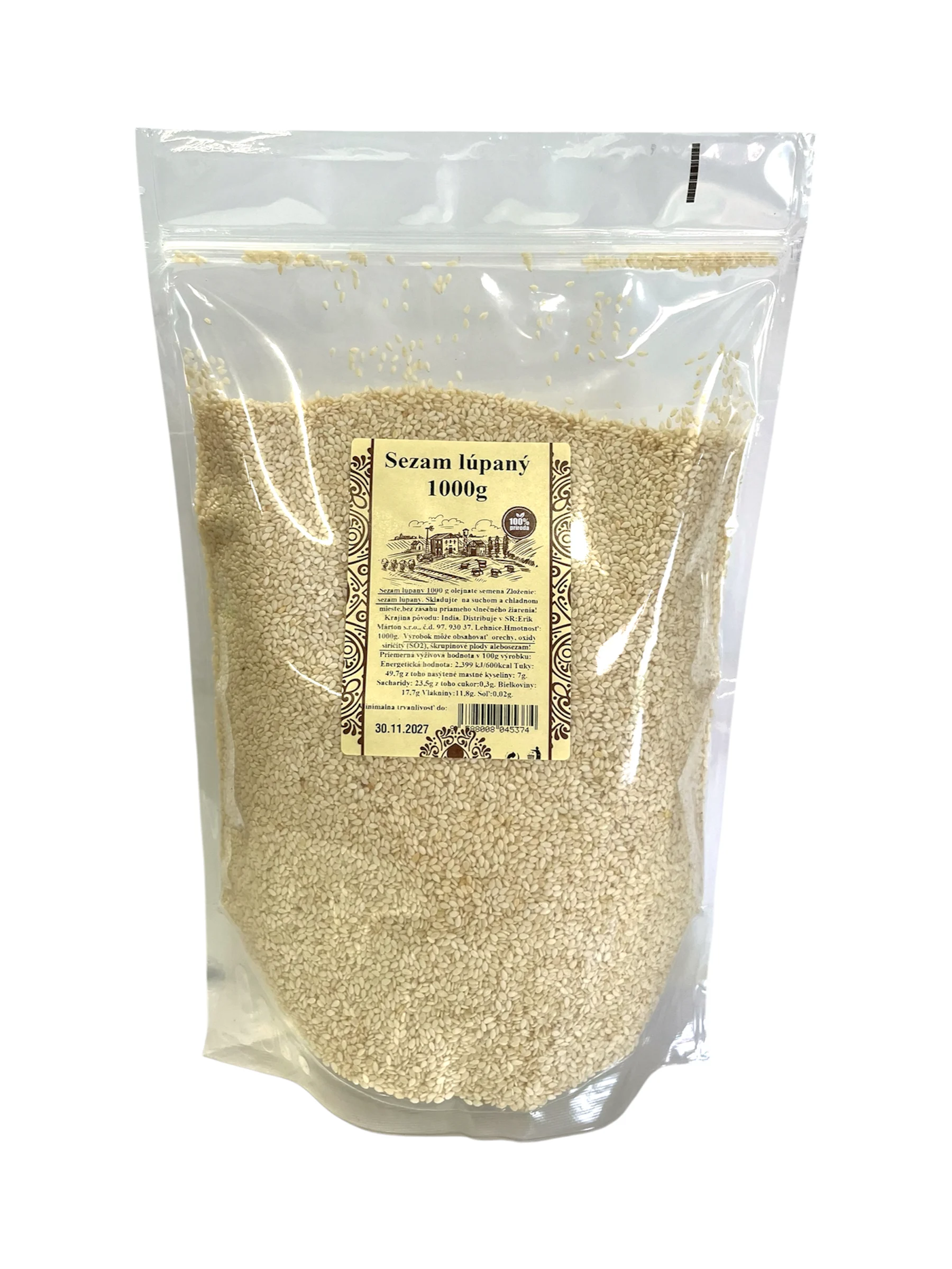 Sezamová semínka bílá 1kg