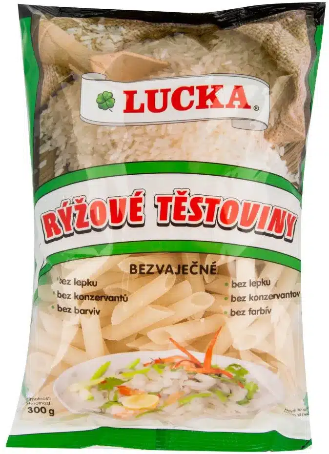 Lucka Rýžové těstoviny penne 300g