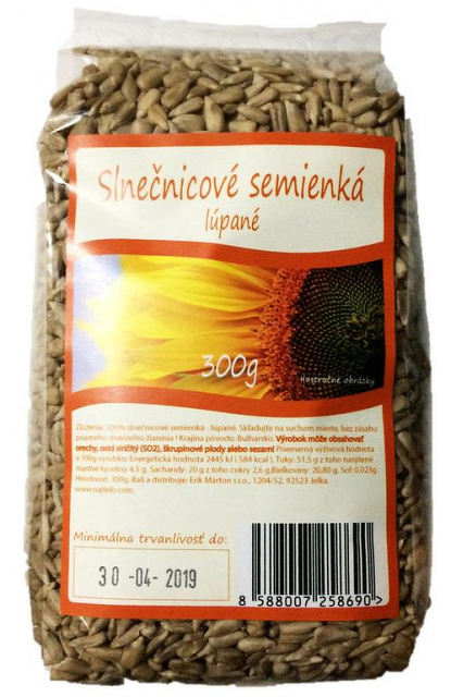 Najtělo Loupaná slunečnicová semínka 300g