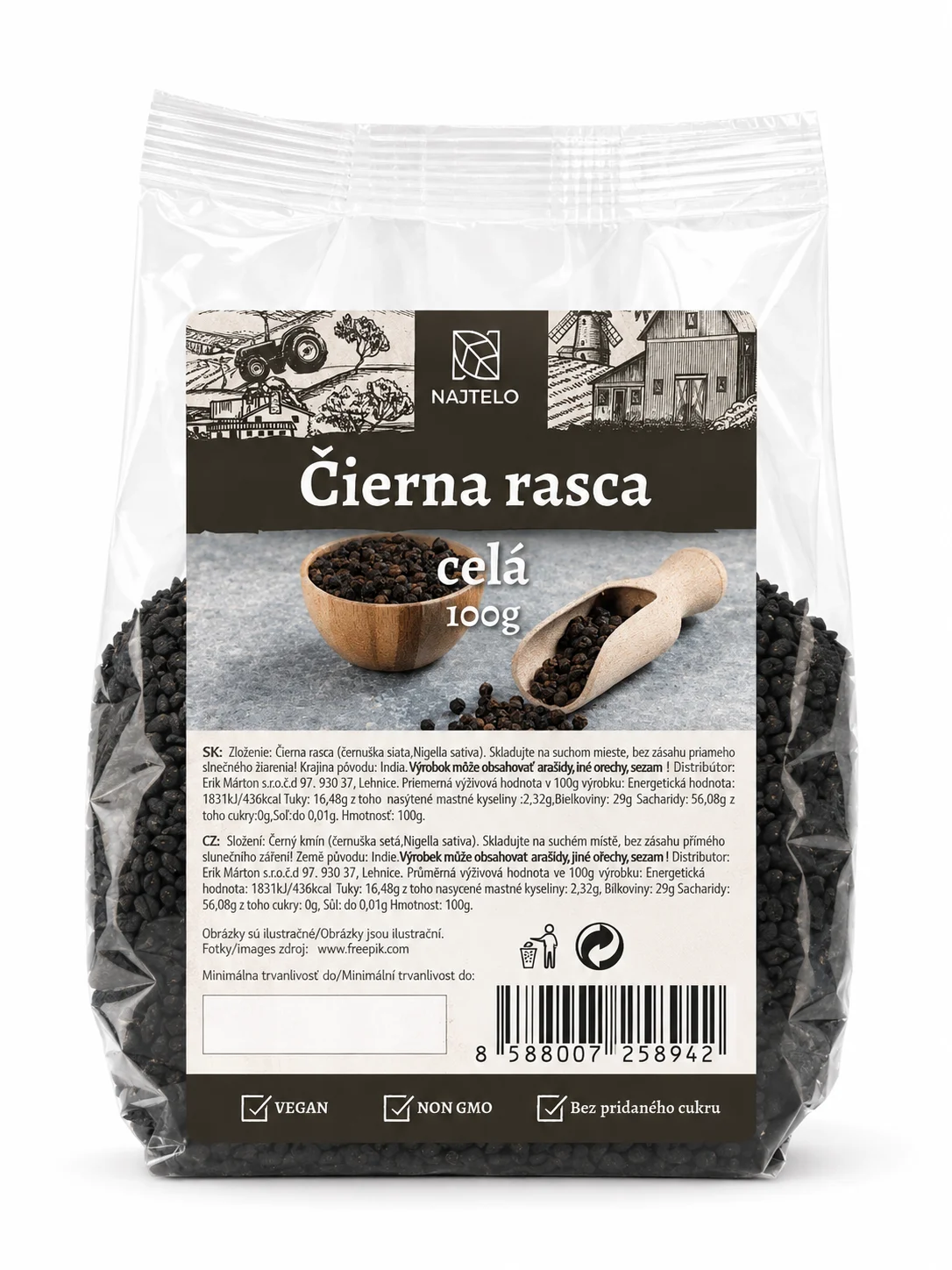 Najtelo Nigella černucha setá 100 g