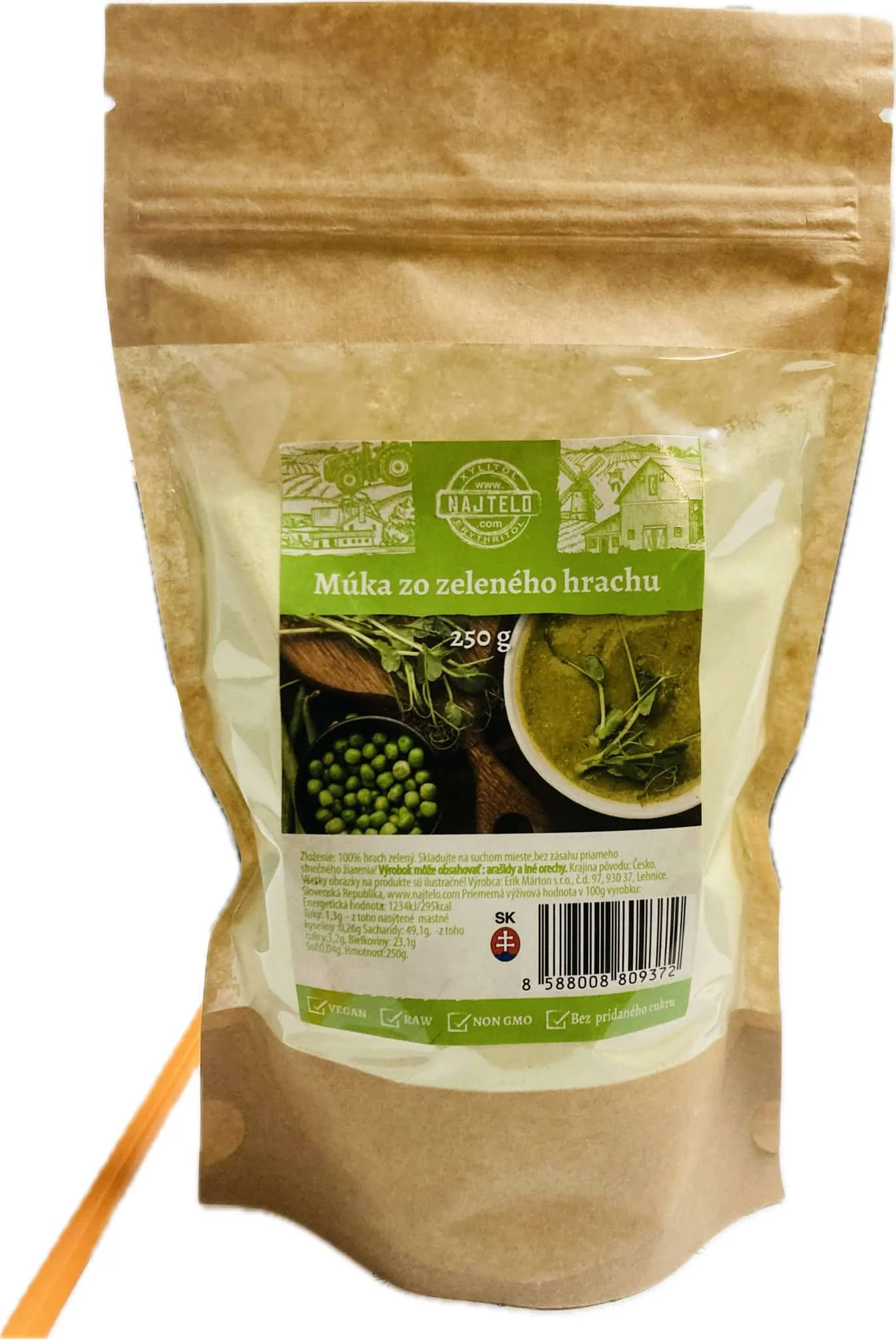 Najtelo mouka ze zeleného hrachu 250g